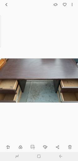 BUSINESS DESK PROFESIONAL DESK OAKWOOD