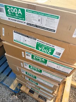 200 amp 40 space all in one residential electrical panel Siemens