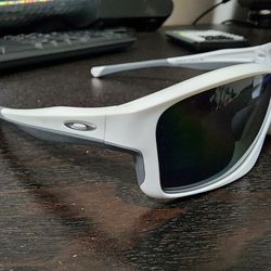 Okley White Sports Sunglasses 