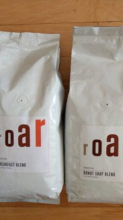 Coffee 2lb bags whole beans.