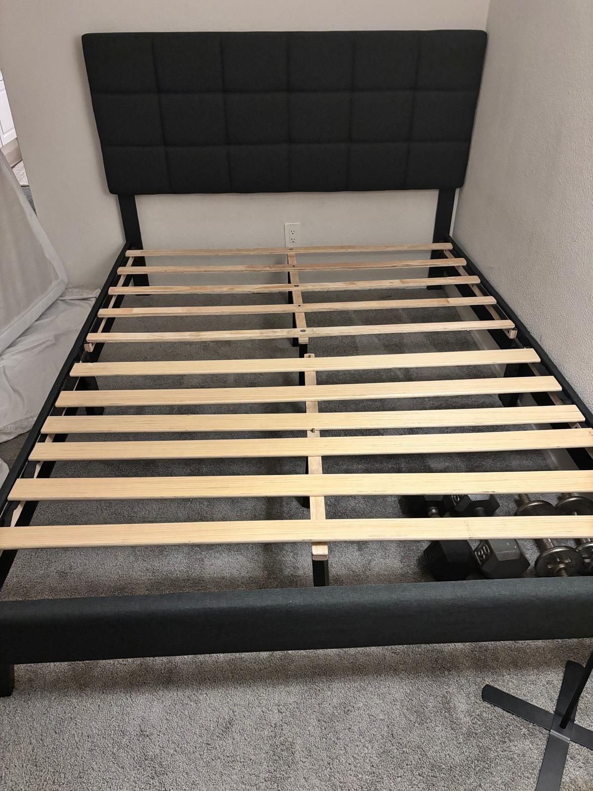 Modern Bed Frame with Headboard