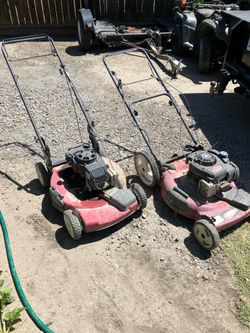 Used mowers for parts  $50 for both