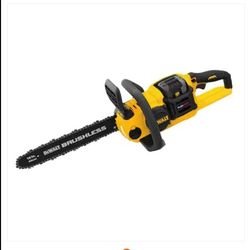 DEWALT 60V MAX 16in. Brushless Battery Powered Chainsaw Kit $300