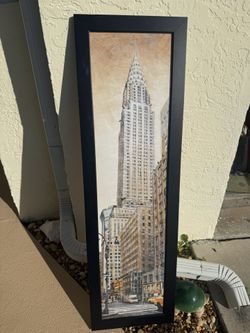 Chrysler Building Wall Art 51x15.5