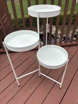 Metal Plant Stand 3-Tier Foldable