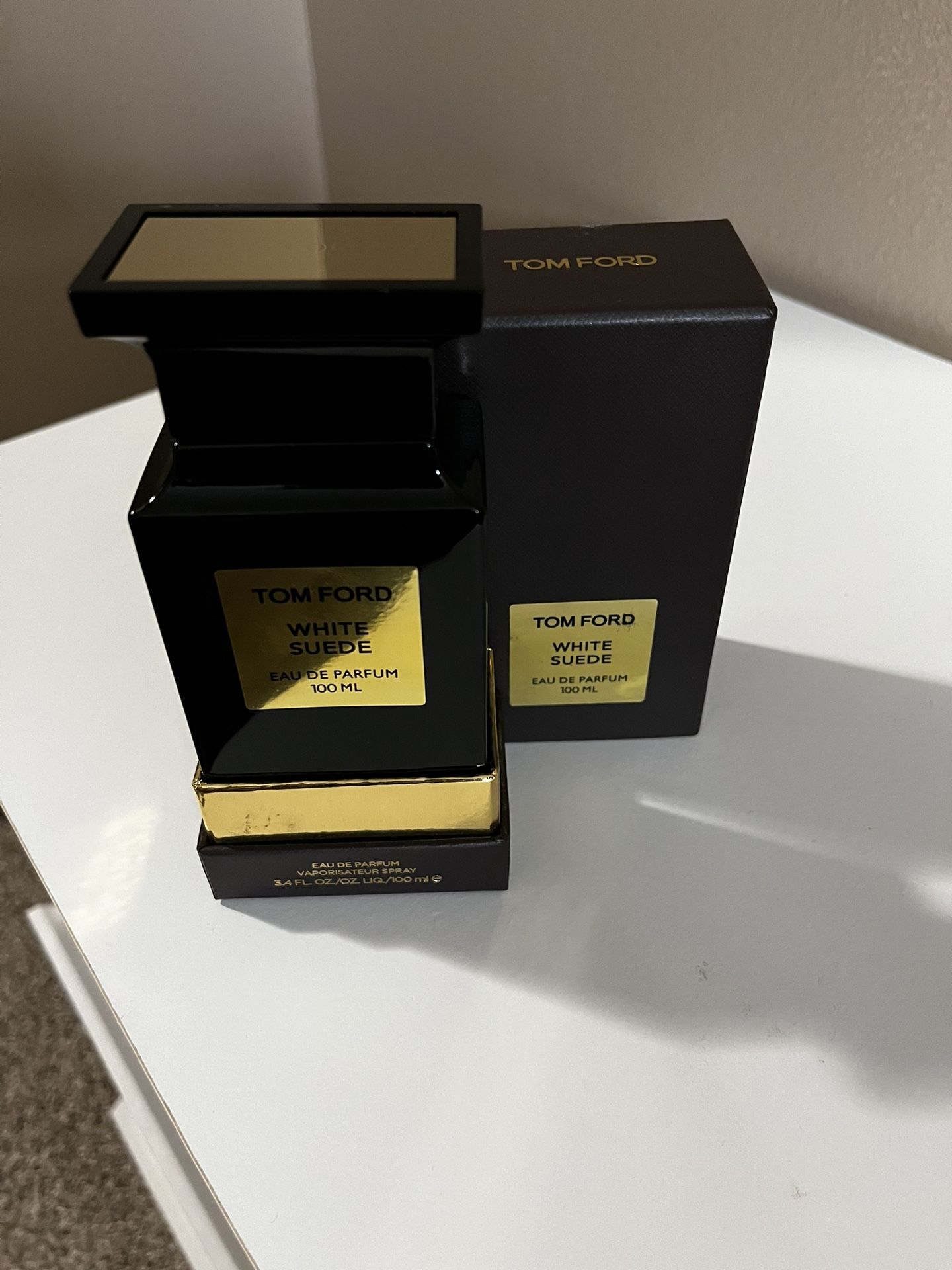 Tom Ford White Suede