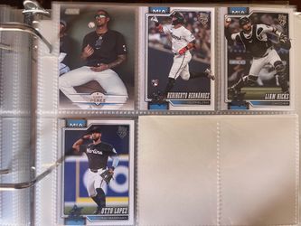 Miami Marlins Topps Baseball Card Lot