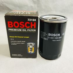 BOSCH Oil filter - Fits Audi, Lotus, VW - many years - part #72150
