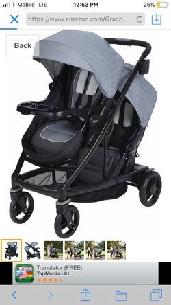 joovy double stroller umbrella Caboose Ultralight Sit And Stand Tandem Double Stroller