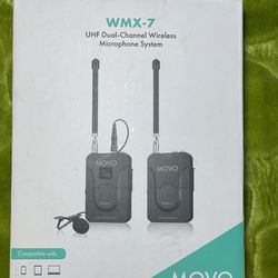 MOVO WMX-7 VHF Wireless Lavalier Microphone