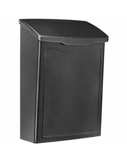 ARCHITECTURAL MAILBOXES 2681P Pewter Marina Wall Mount Mailbox, Small