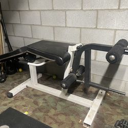 Leg curl & leg extension bench
