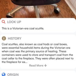 Antique Coal Scuttle 