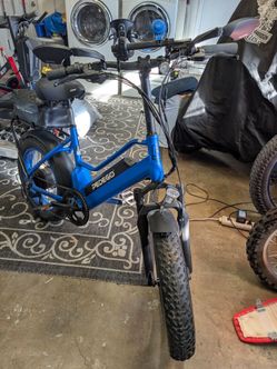 E Bike, Blue 20"