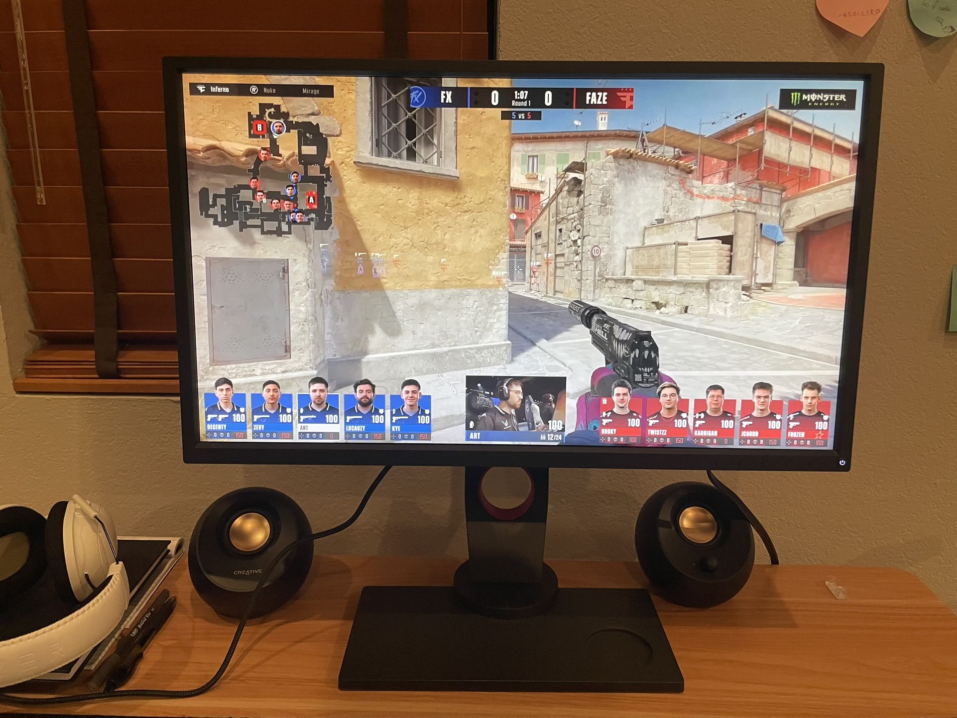 BenQ ZOWIE XL2540 24.5" 240Hz Esports Gaming Monitor – 1080p
