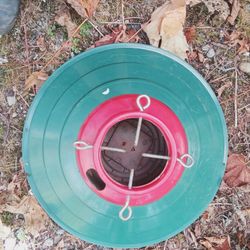 Christmas Tree Stand Green and Red Plastic