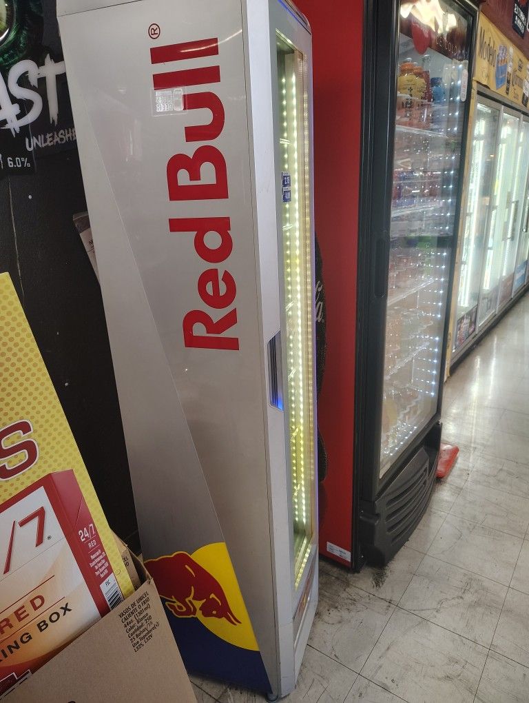 Red Bull Refrigerator 6 Ft Tall