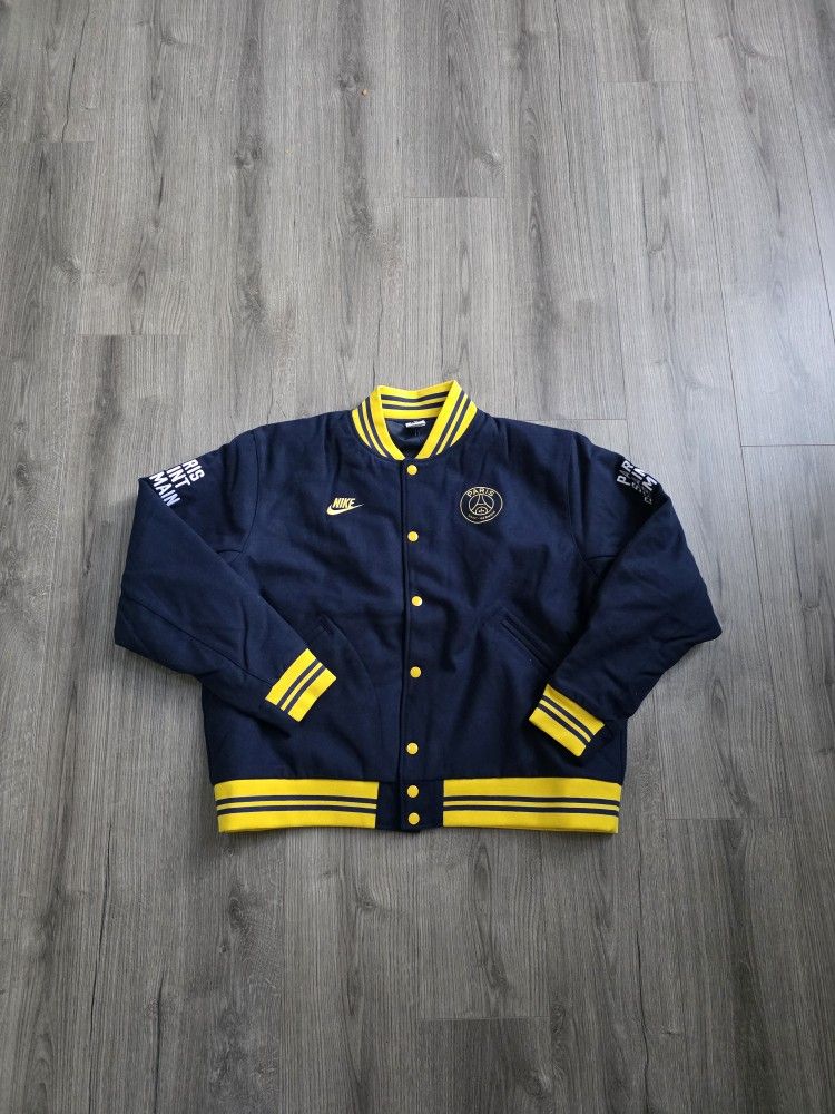 Nike Paris Saint Germain PSG Varsity Football Jacket Mens XL
