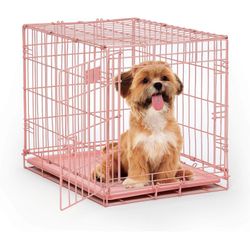 Pink Crate for small dogs/pet/animal