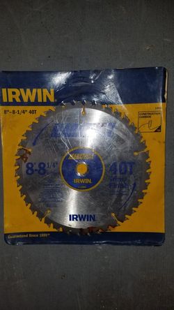 IRVIN MARATHON 8"-8 1/4" 40T SAW BLADE