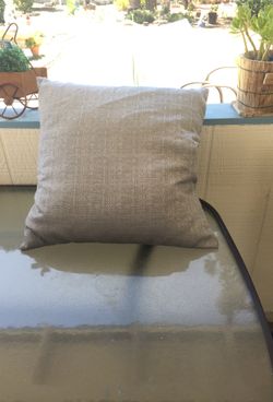 Decorative pillow 20by 20 plain gray