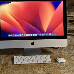 Apple iMac With Wireless Keyboard And Mouse