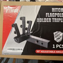 3 flag hitch flagpole holder new in box $50 in n Lakeland 