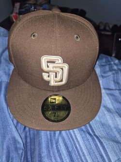 Men's San Diego Padres New Era Brown Alternate Authentic Collection On-Field 59FIFTY Fitted Hat