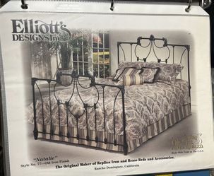 Queen, vintage Elliott’s designs, bedframe