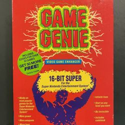 Game Genie For Super Nintendo