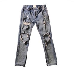 Fear of God fourth collection blowout blue denim jeans