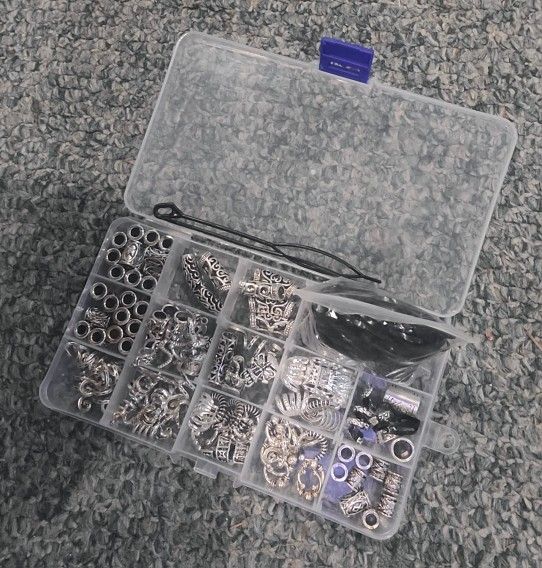 Viking Hair And Beard Clips/Accessories Box