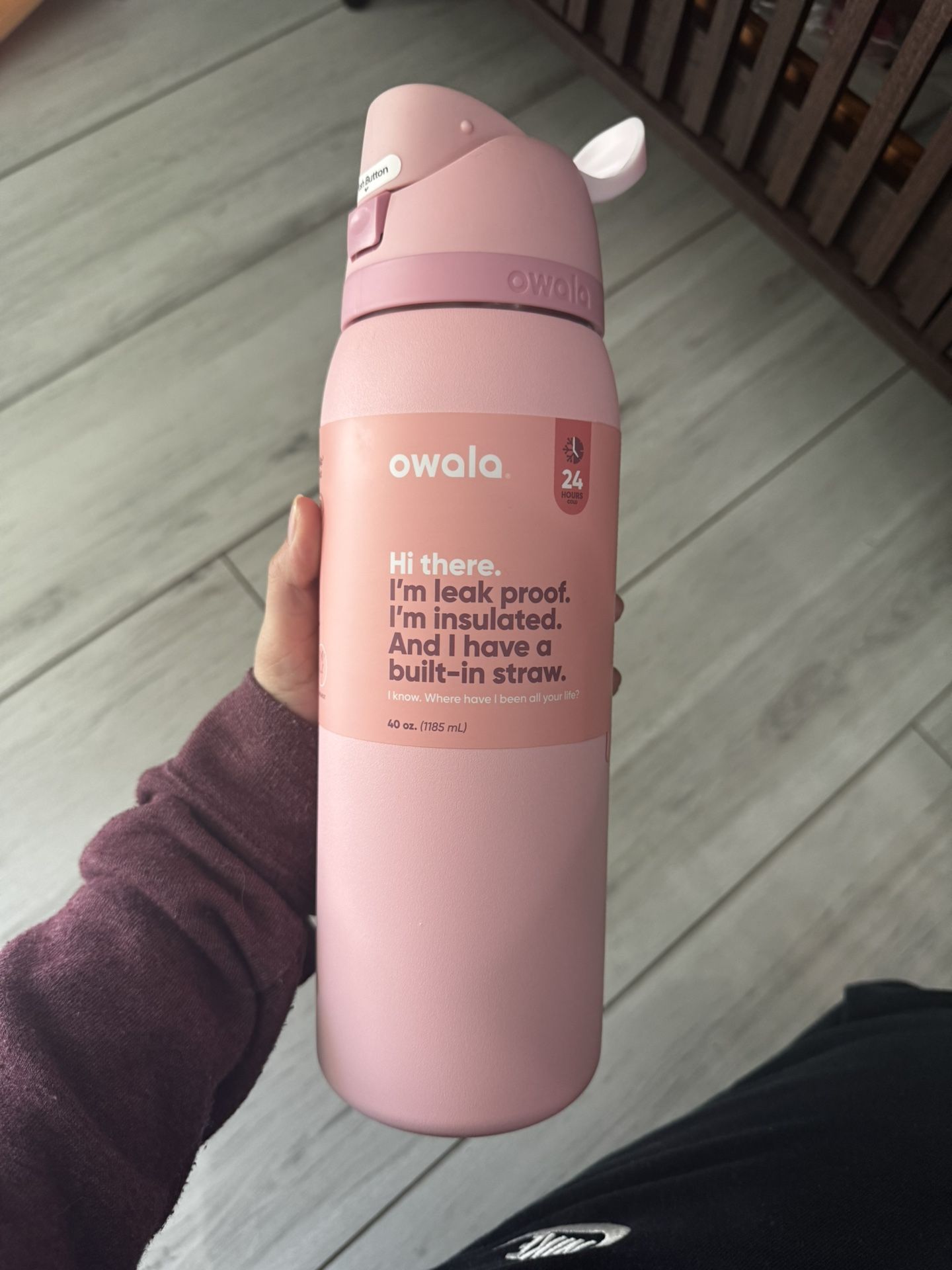 Owala Pink Bottle 40oz