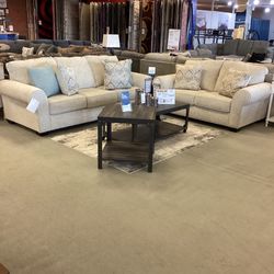 Haisley Sofa and Loveseat Set