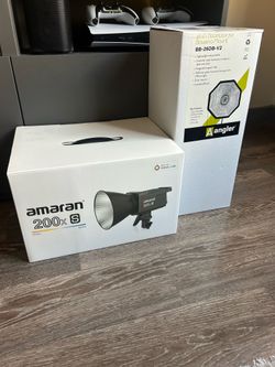 Amaran COB 200x S Bi-Color LED Light + Angler Octagonal Softbox (Bowens Mount) Bundle – Brand New
