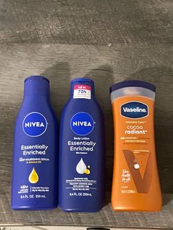 New Nivea Essentially Enriched Body Lotion 8.4 oz – Sealed (per bottle)