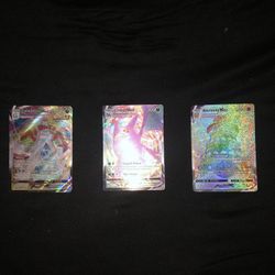 Lot Of 3 Pokémon Cards
