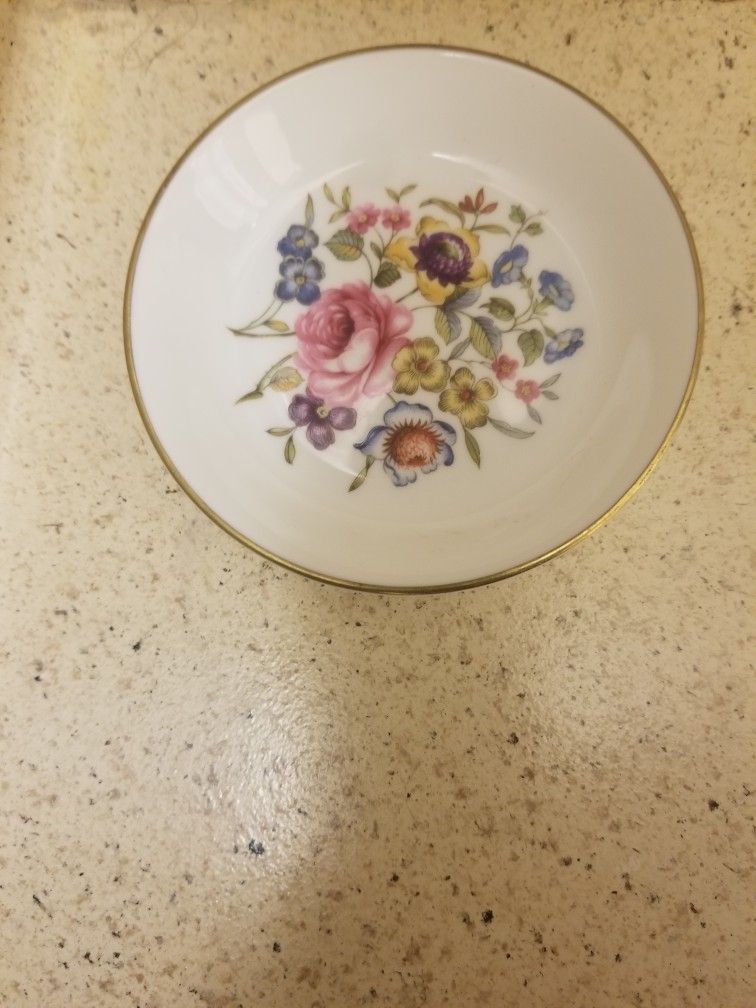 βπΉ Vintage Royal Worcester Floral Pin Dish πΉ