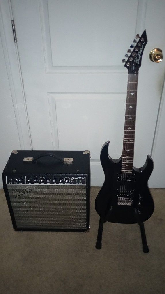 B.C. Rich ASM I Assassin 2014 & Fender Champion 40 Amp