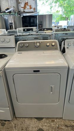 Maytag White Dryer with SensorDry Tech