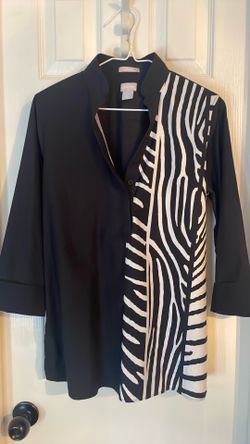 Chicos zebra top