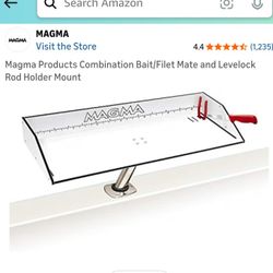 Magma Products Combination Bait/Filet Mate and Levelock Rod Holder Mount
