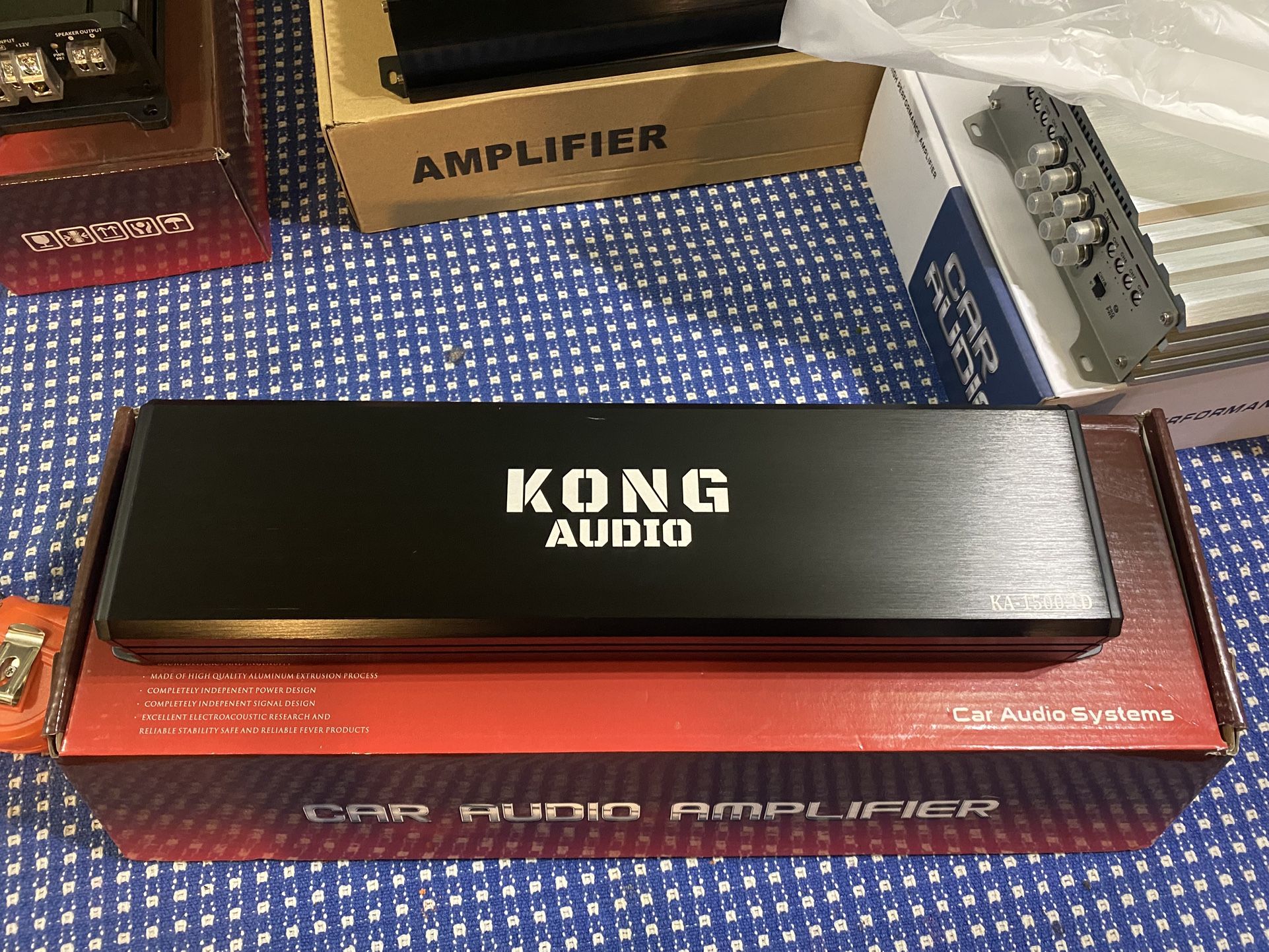 New Kong Audio 1500w Rms Mono Block Slim Compact Car Bass Amplifier $150 Each