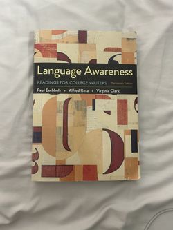 Language Awareness: Readings for College Writers - Eschholz, Paul - paperback