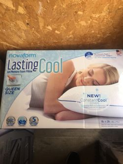 Lasting cool pillow