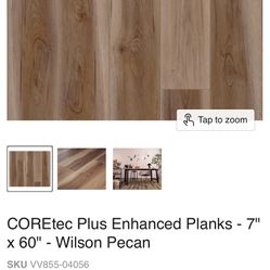 COREtec Plus Enhanced Planks - 7" x 60" - Wilson Pecan