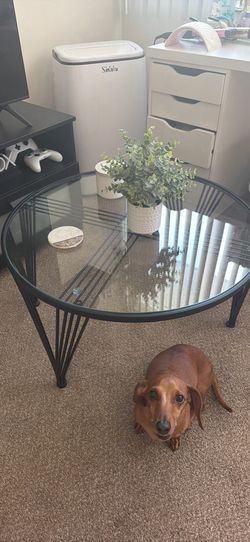 Black coffee table