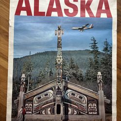 1960s Alaska Travel Poster 