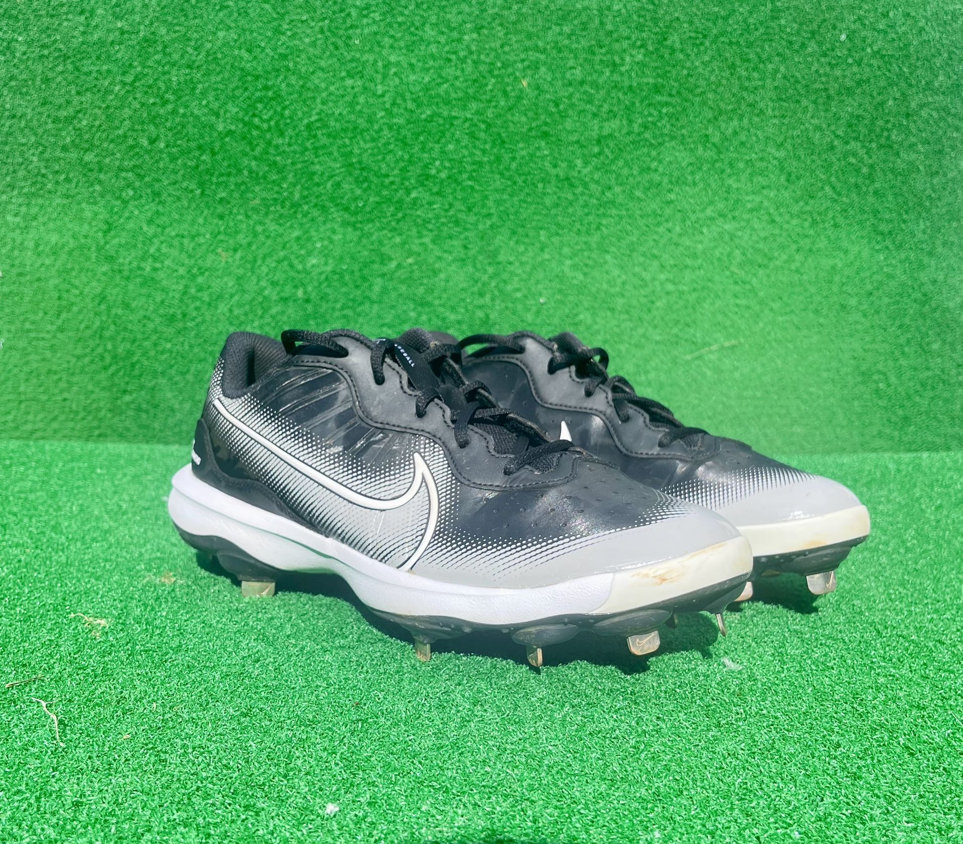 Nike Alpha Huarache Varsity 4 Low Mens Metal Baseball Cleats Size 10