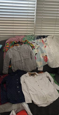 Mixed Lot of Button-Up Shirts
